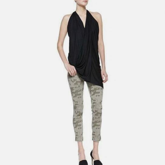 NWT CUT25 Yigal Azrouel  Skinny Camo Jeans - Ankle - Green -Camouflage - Size 25 - Picture 3 of 10